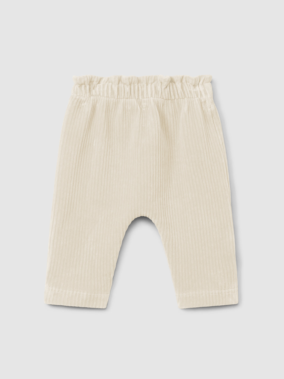 Pantaloni a vita alta in tessuto tipo velluto a coste - Pantaloni - Laranjinha