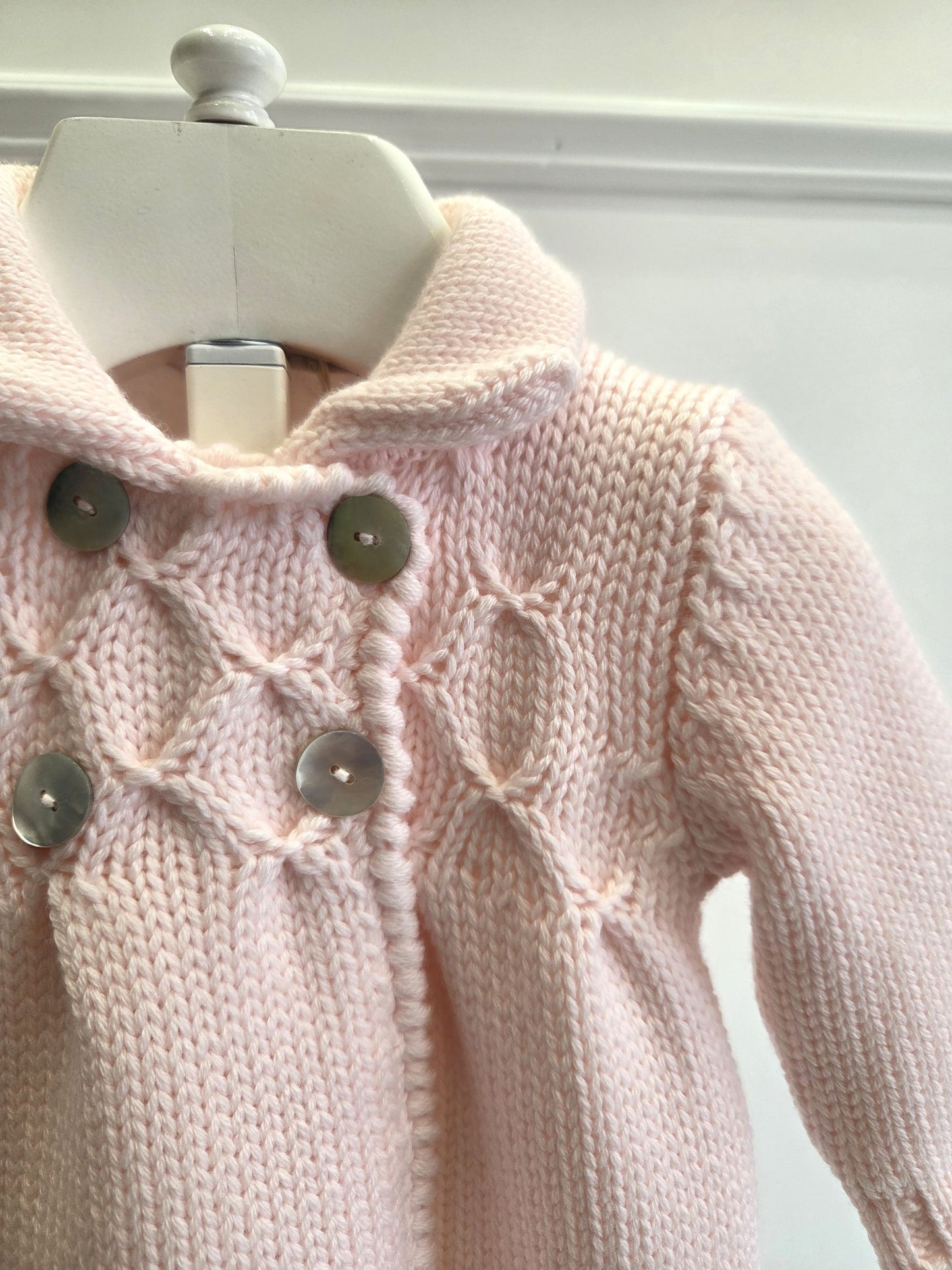 Cappotto in lana merino rosa - Cappotti - GUGHELINO