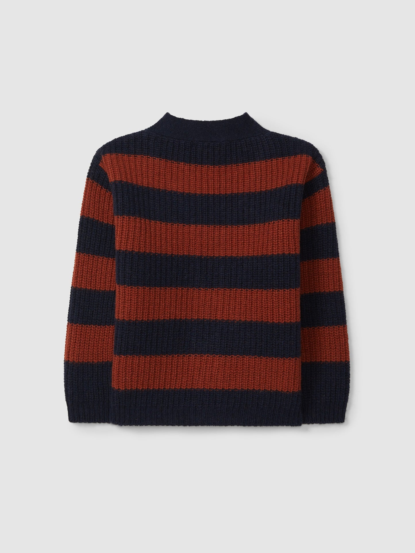 Cardigan lavorato a maglia a righe con scollo a V - Maglieria - Laranjinha