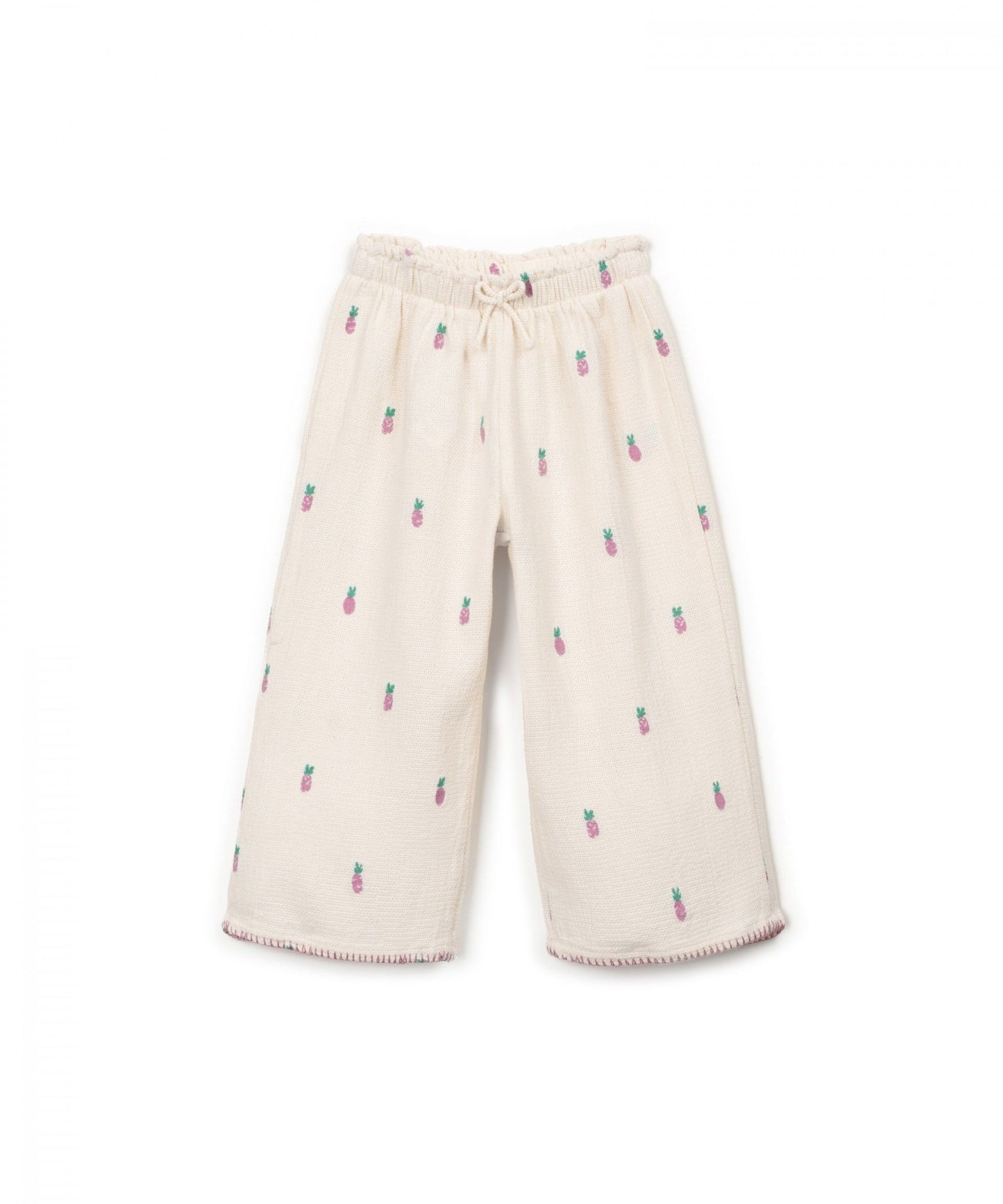 Pantaloni in tessuto di cotone con stampa - Pantaloni - PLAYUP