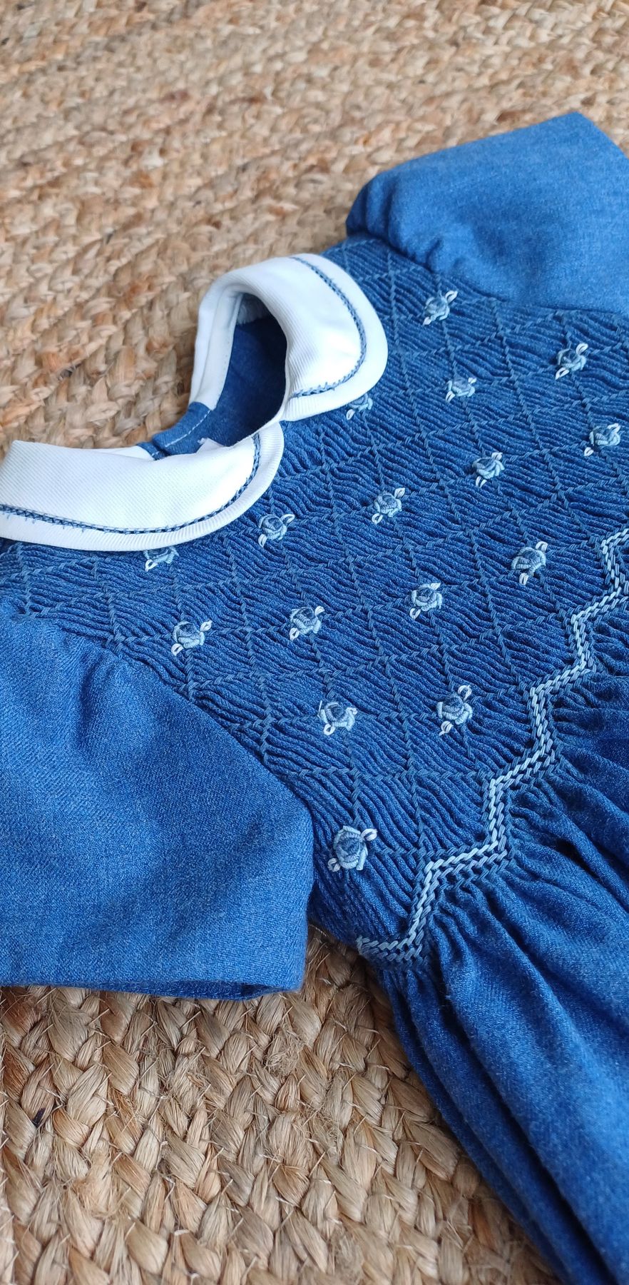 Abito blu roselline - Abiti - LES ENFANT DE GISELLE