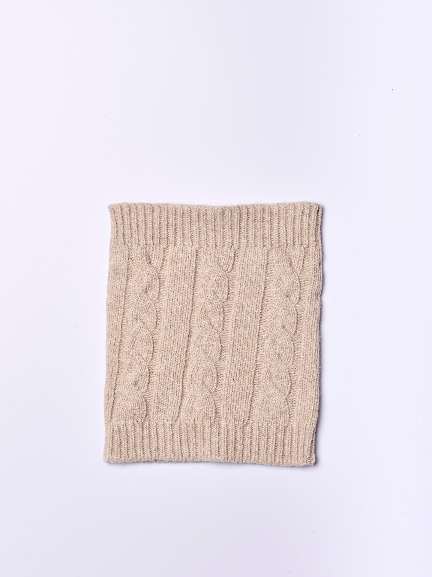 Collo in lana a treccia - SCIARPA - WEDOBLE