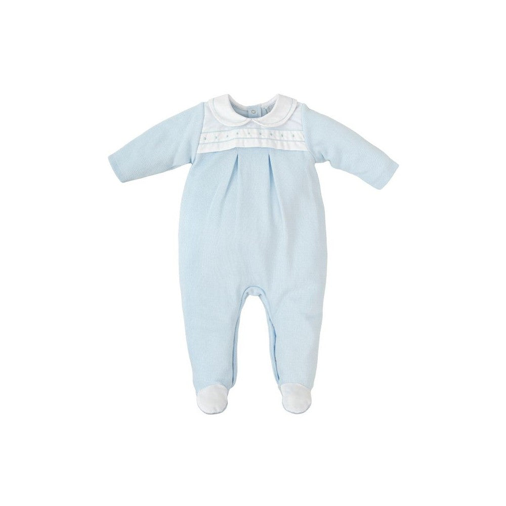 Tutina pois ricamati azzurra - TUTINA - BABIDU