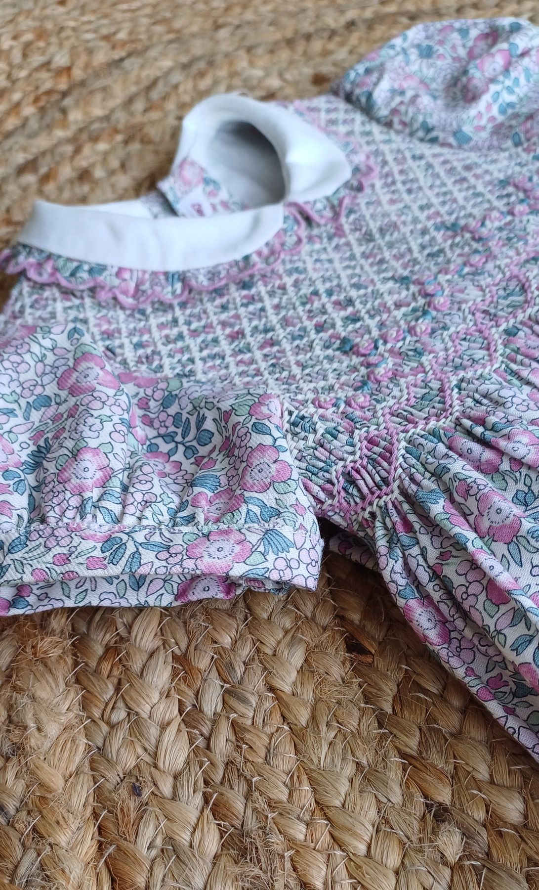 Abito fiore magenta - Abiti - LES ENFANT DE GISELLE