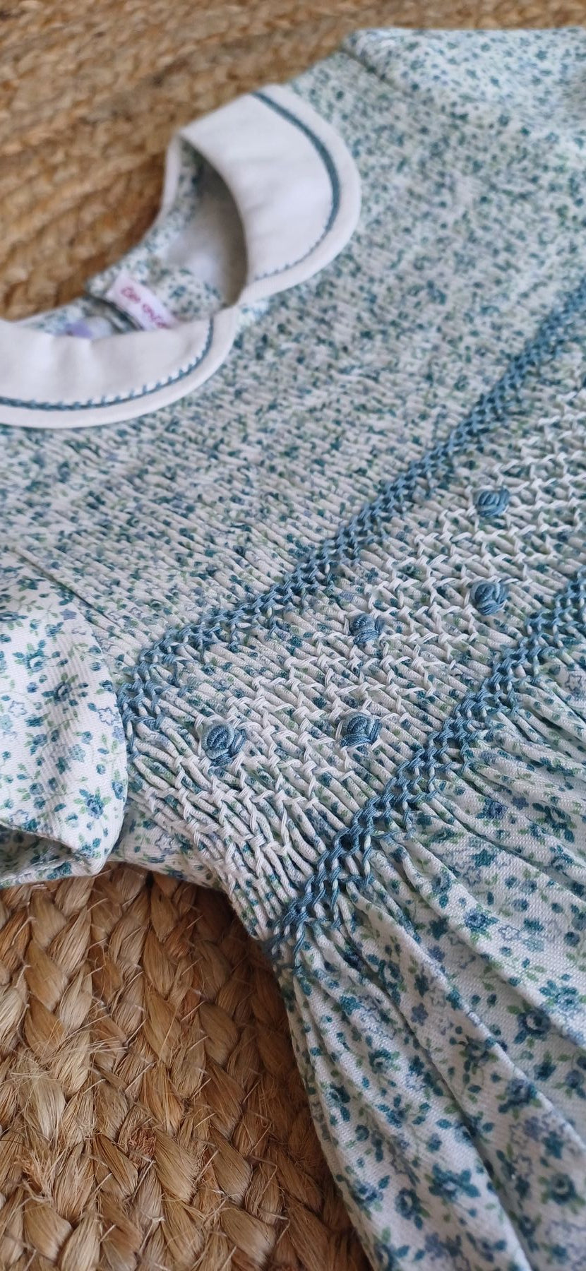 Abito fiorellini verdi - Abiti - LES ENFANT DE GISELLE