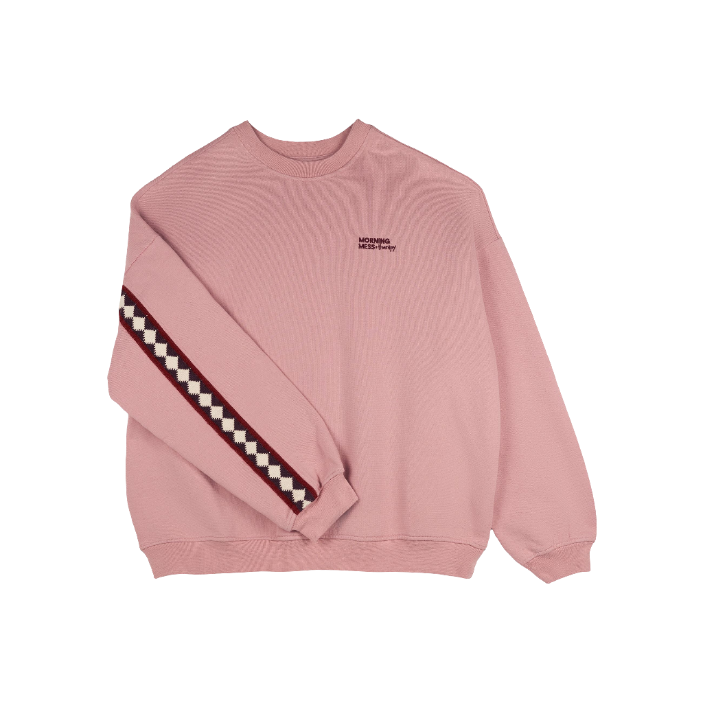 Alice felpa Mamma antique pink - Felpe - MORNIGN MESS THERAPY