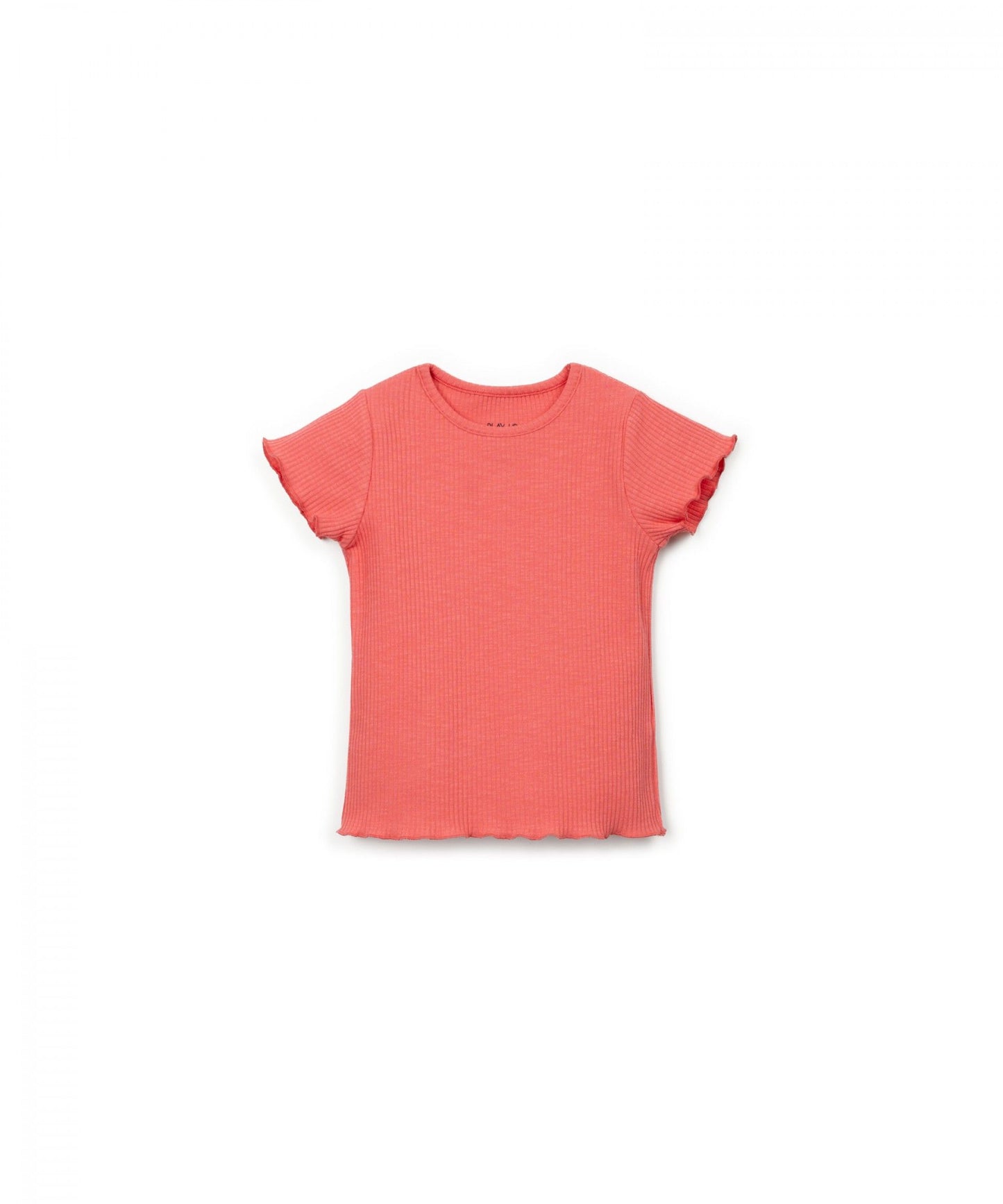 T-shirt a costine Corallo - T-Shirt e Polo - PLAYUP