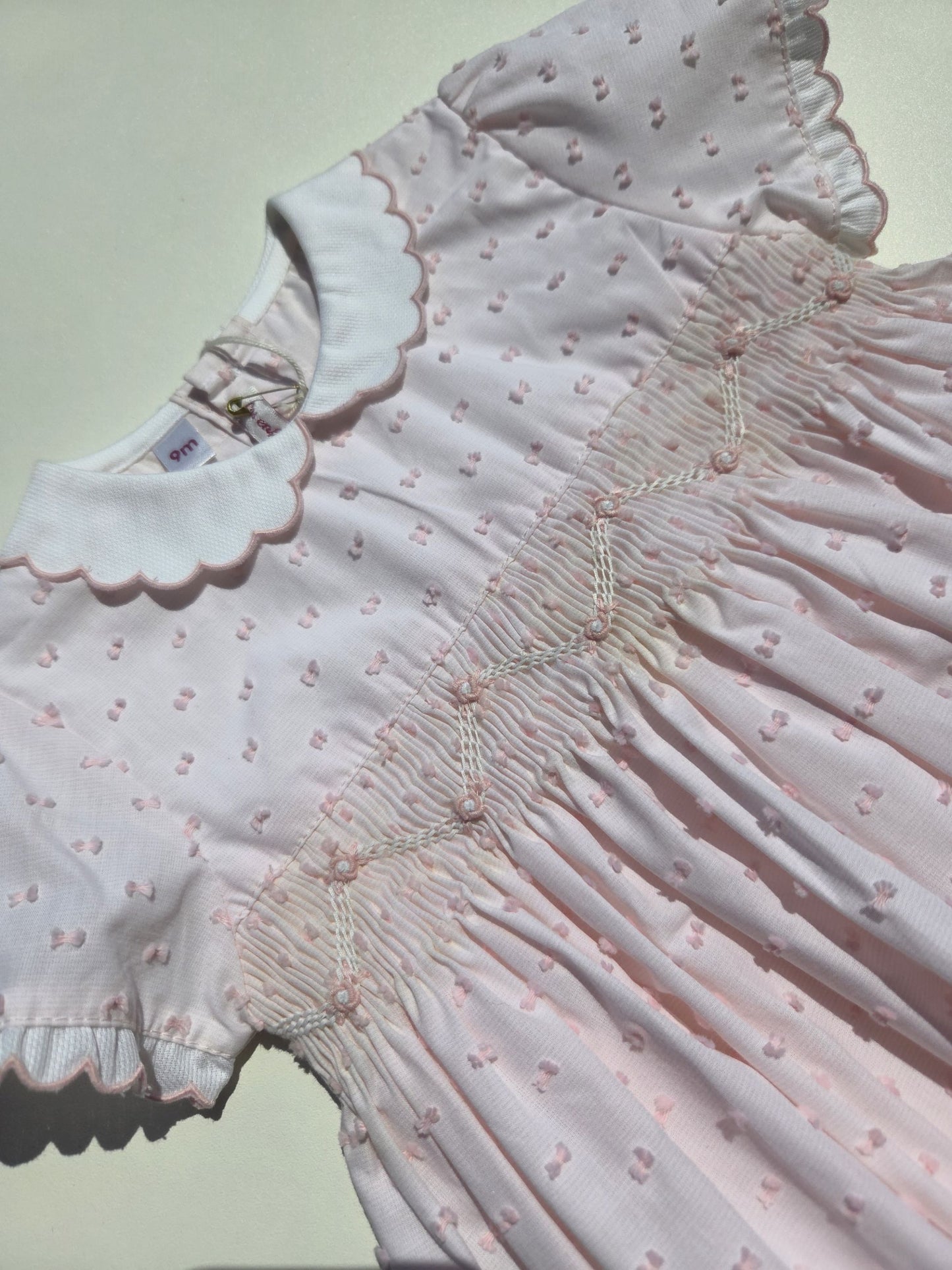 Abito plumetis rosa - Abiti - LES ENFANT DE GISELLE