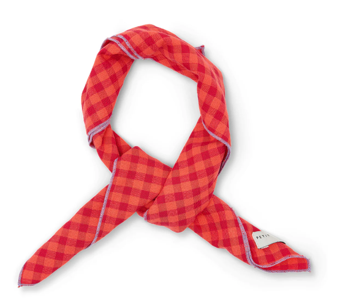 Foulard Check Red - SCIARPA - Petit Blush