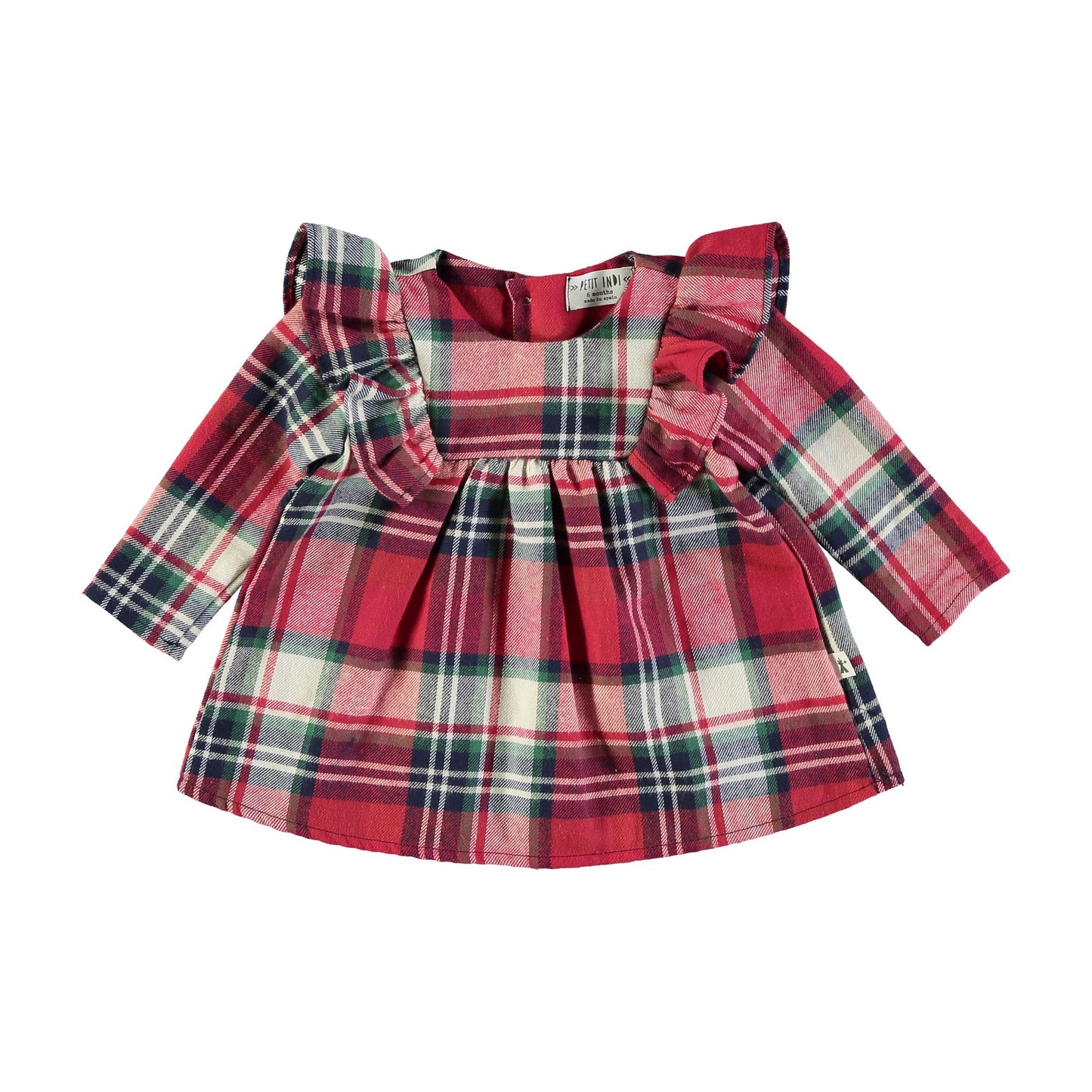 Abito fantasia quadri rossi - Abiti - PETIT INDI