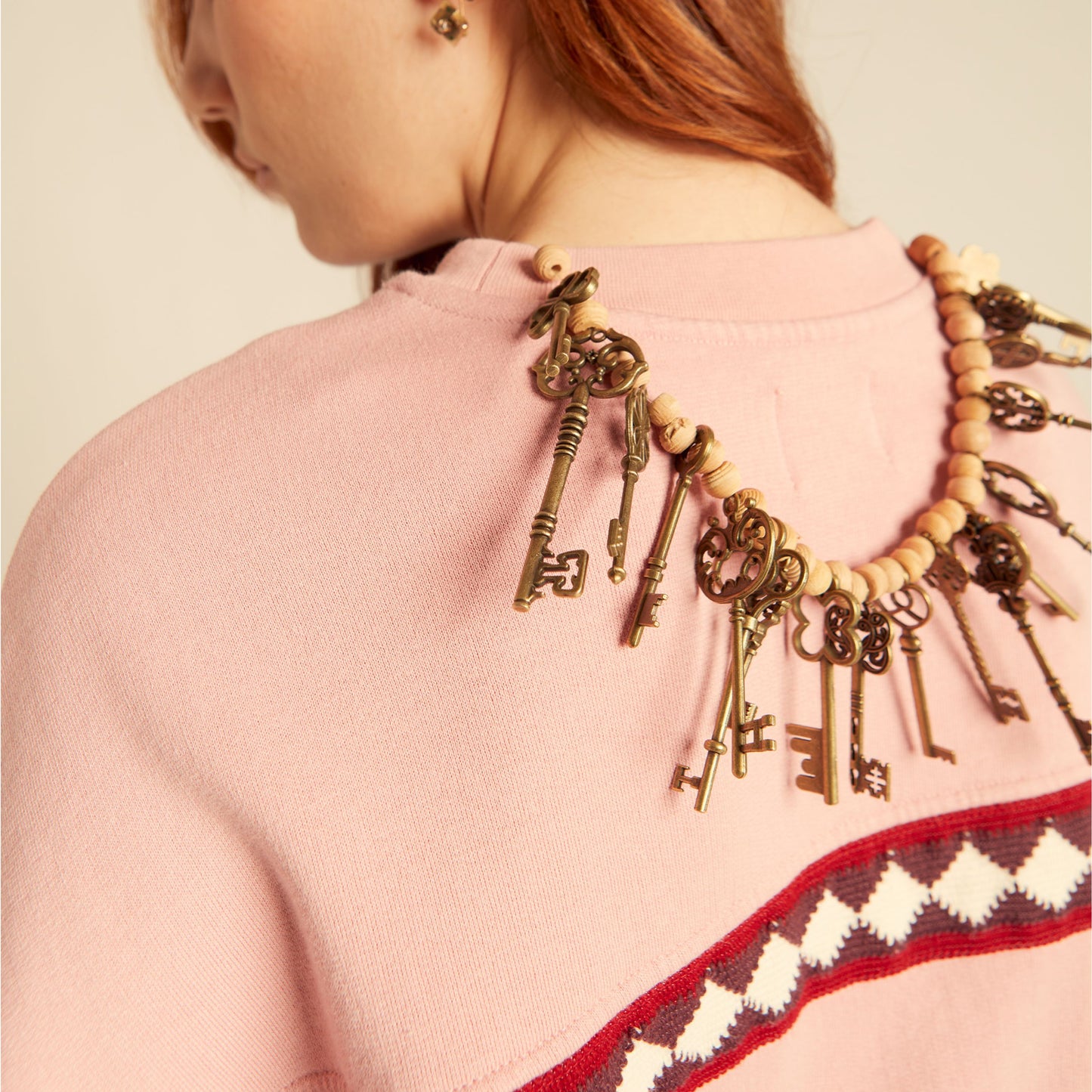 Alice felpa Mamma antique pink - Felpe - MORNIGN MESS THERAPY