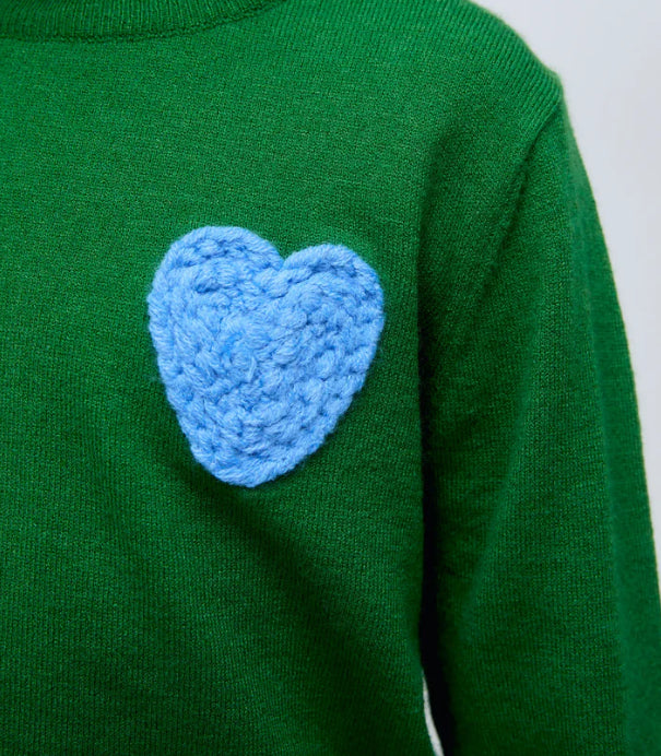 Pull con ricamo a forma di cuore - Maglieria - Compania Fantastica