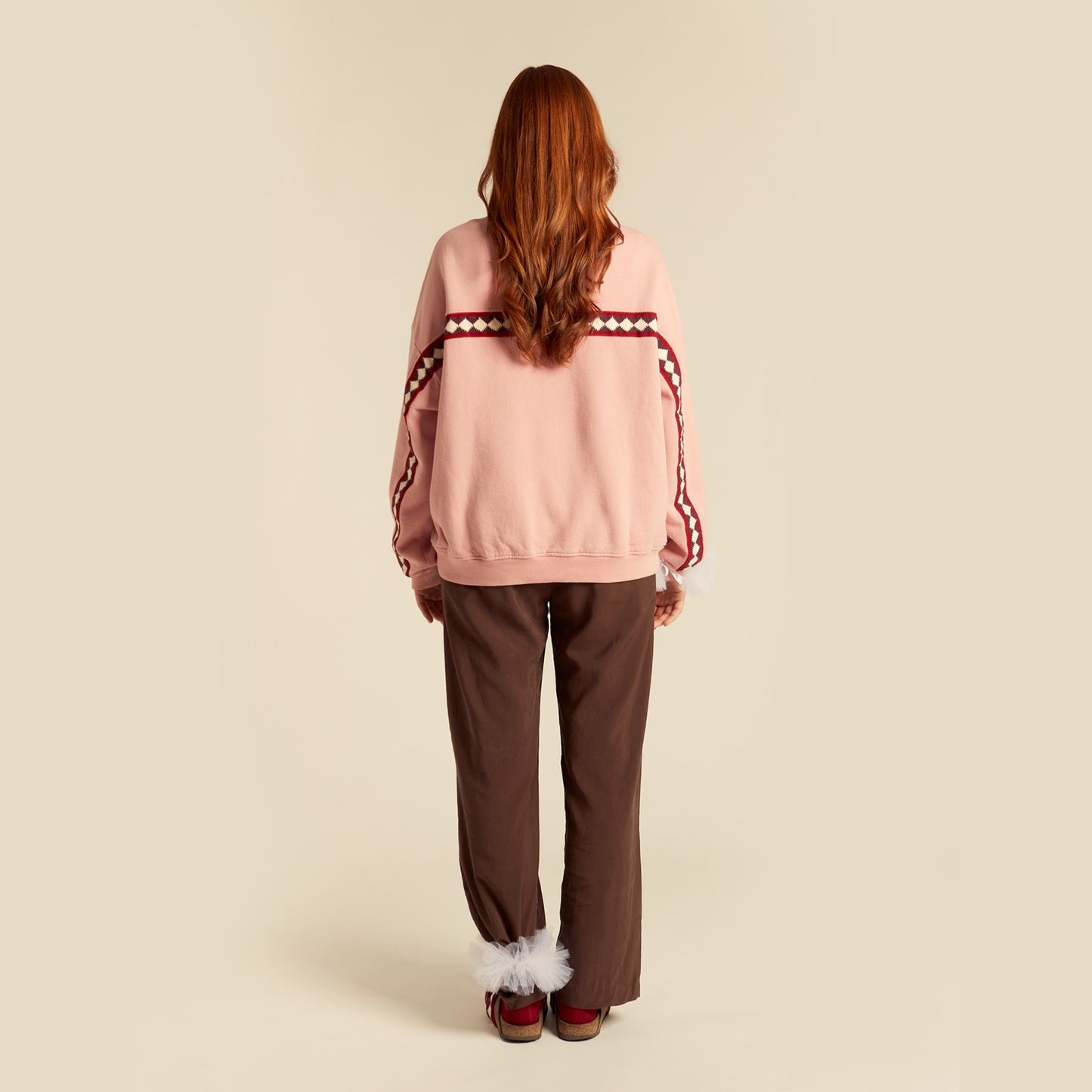 Alice felpa Mamma antique pink - Felpe - MORNIGN MESS THERAPY