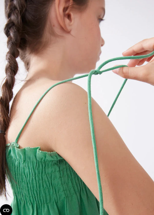 Abito con bretella green - Abiti - Compania Fantastica