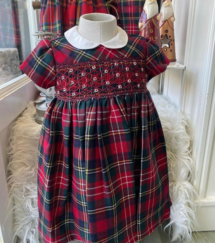 Abito in pura lana tartan - Abiti - LES ENFANT DE GISELLE