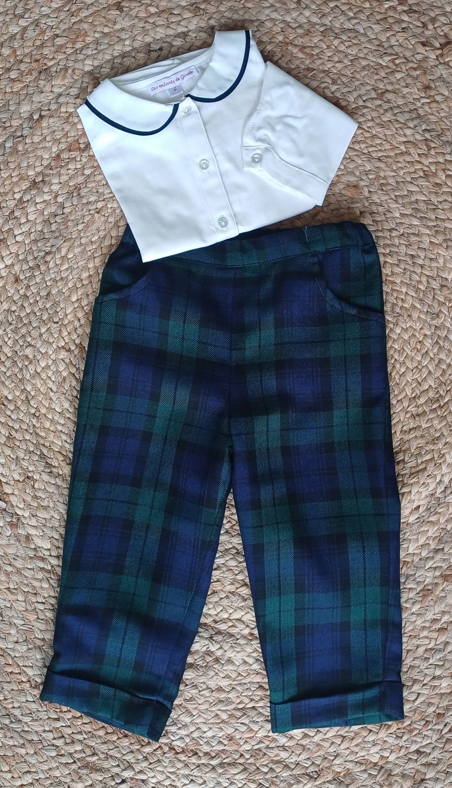 Pantalone lungo tartan - bermuda - LES ENFANT DE GISELLE