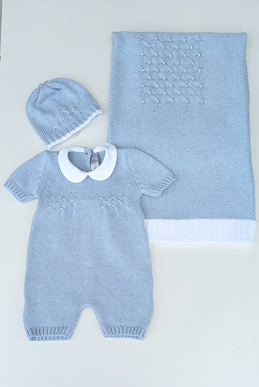 Tutina in cotone con punto smock - TUTINA - GUGHELINO