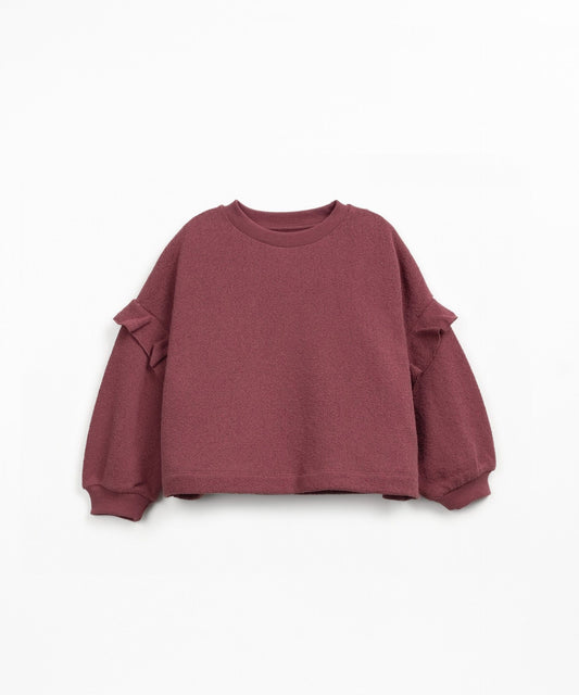 Felpa in maglia con spalle scese - Maglieria - PLAYUP