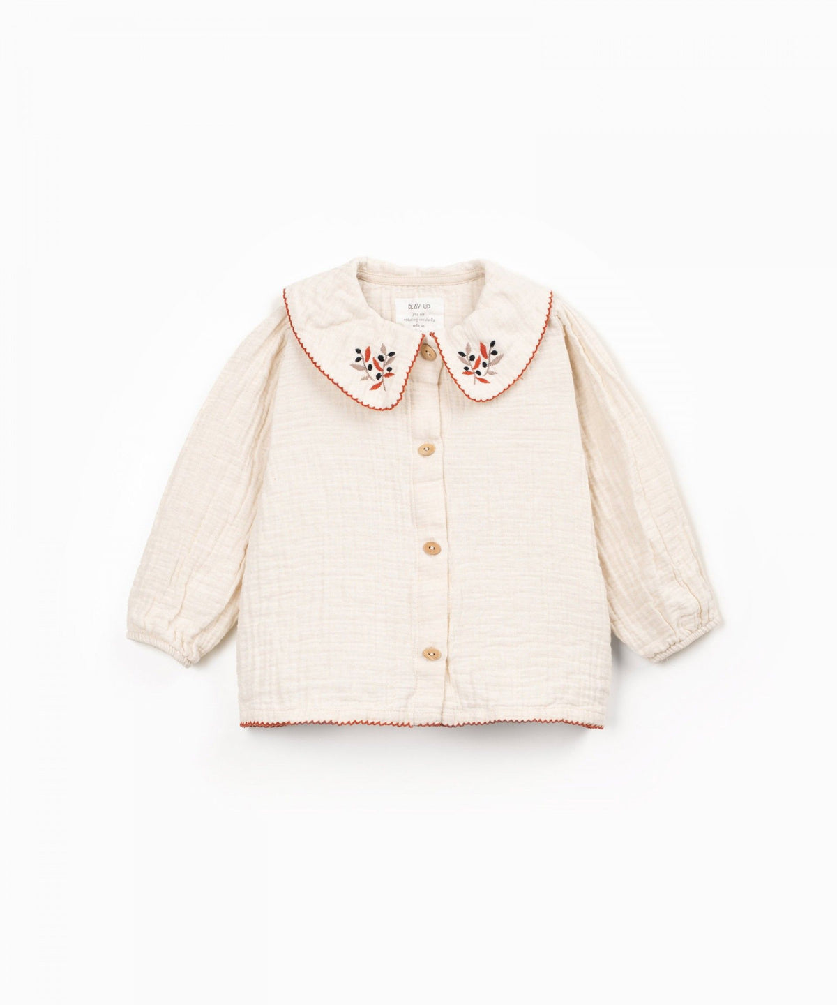 Blusa collo ricamato - Camicie - PLAYUP