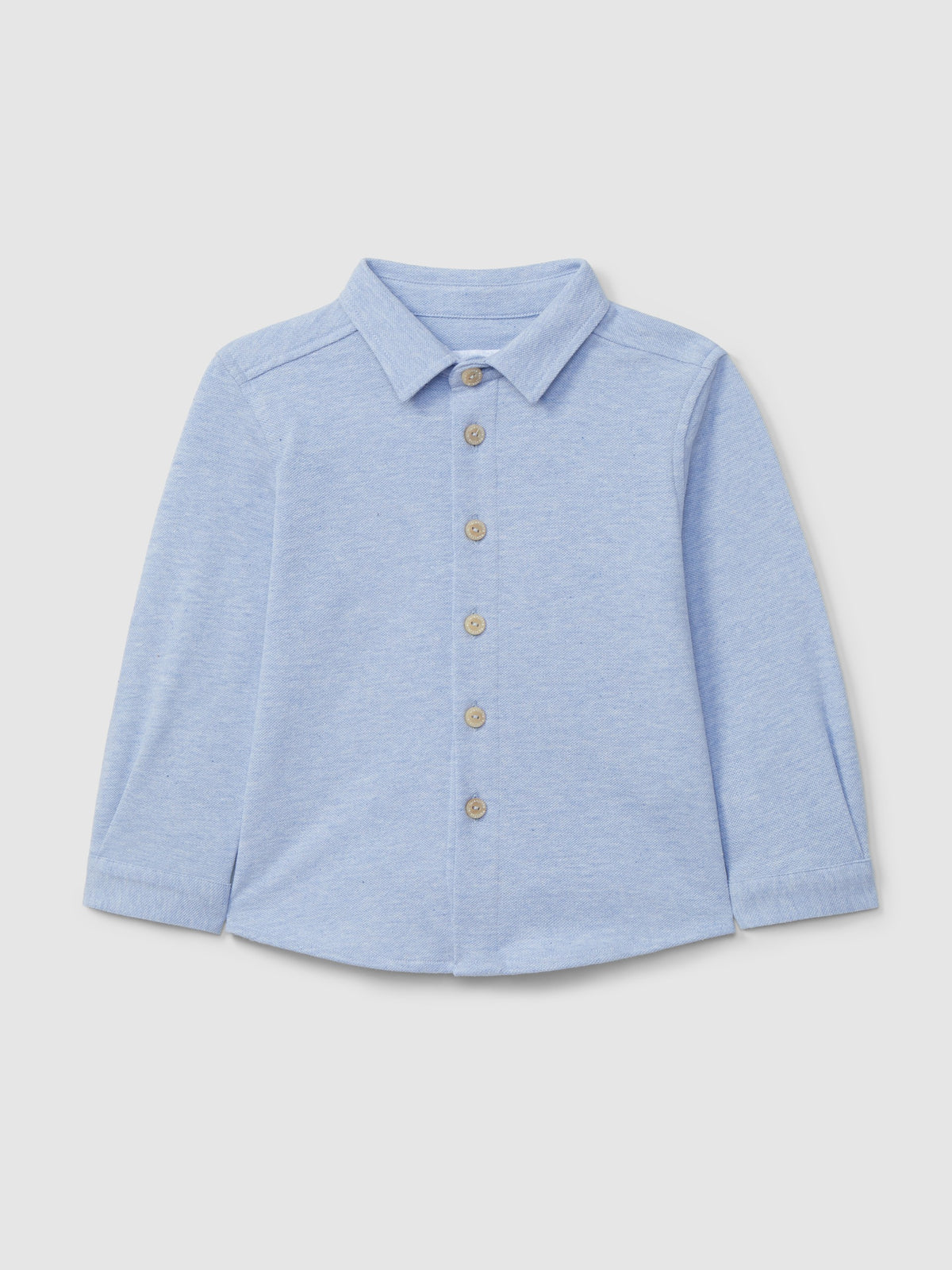 Camicia in piqué azzurra - Camicie - Laranjinha