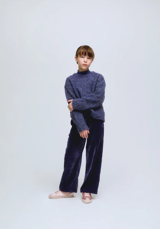 Pantaloni larghi blu navy - Pantaloni - Compania Fantastica