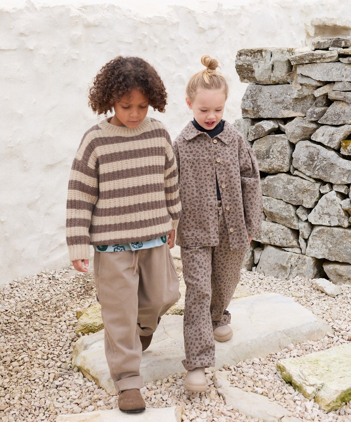 Pantaloni in twill maculati - Pantaloni - PLAYUP