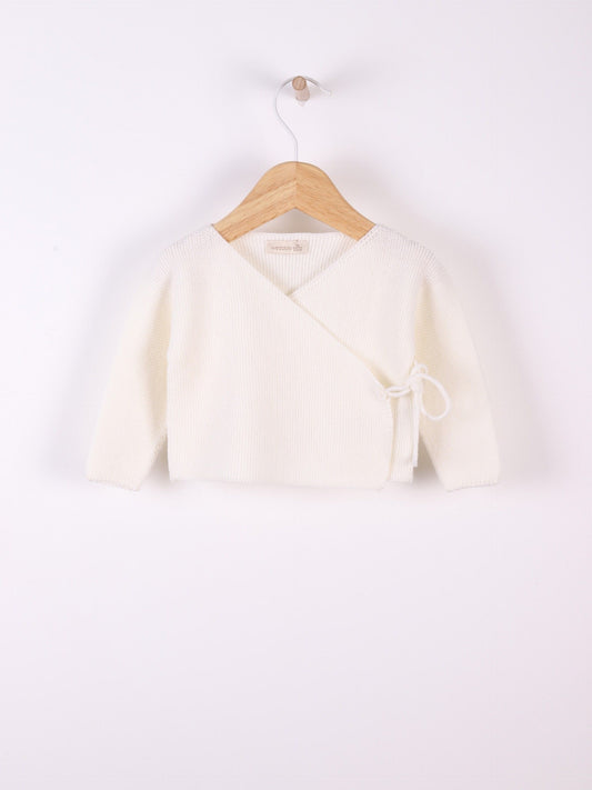 Cardigan incrociato in lana - Maglieria - WEDOBLE