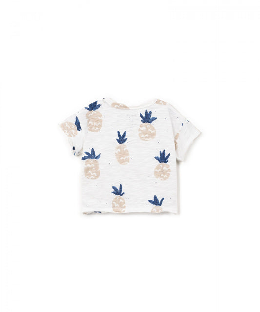 T-shirt con stampa di ananas - T-Shirt e Polo - PLAYUP