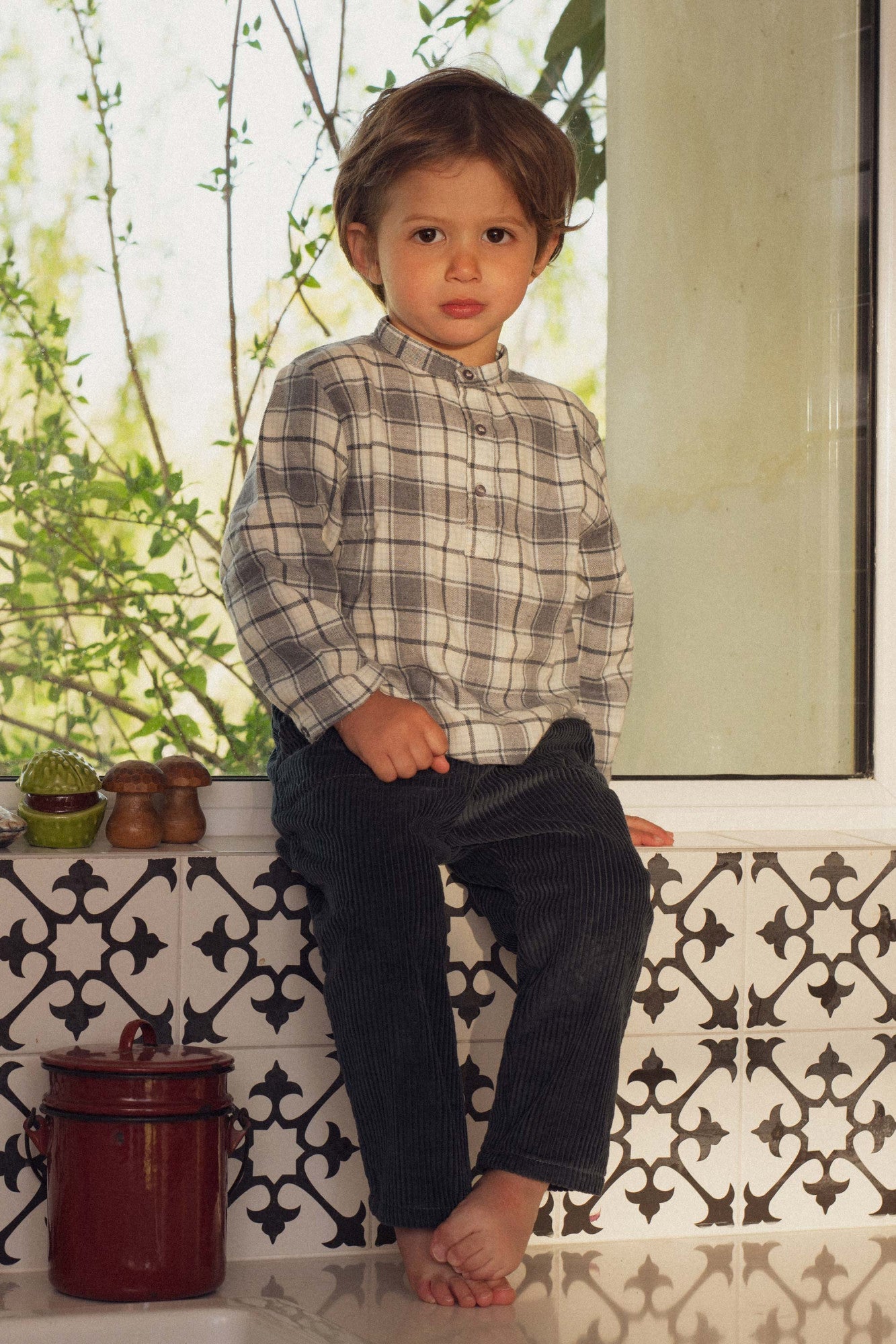 Pantalone Lulu blu - Pantaloni - Marie Pouce