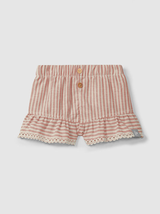 Pantaloncini dettaglio ricamo inglese - shorts - SNUG