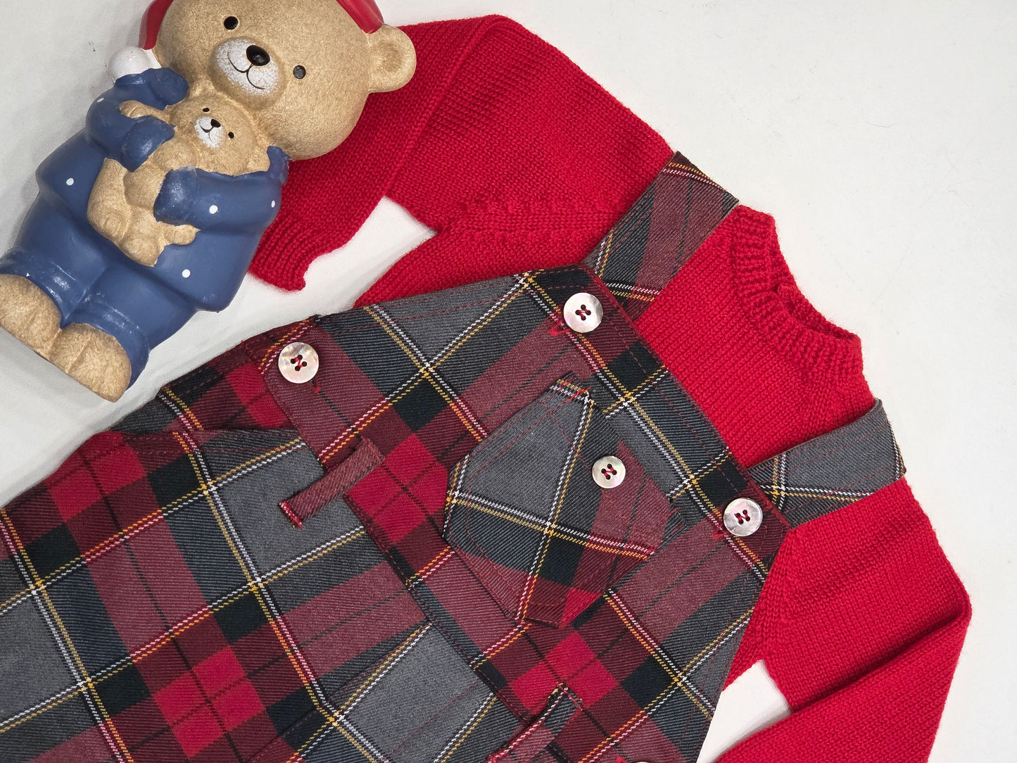 Salopette in tartan - SALOPETTE - malvi