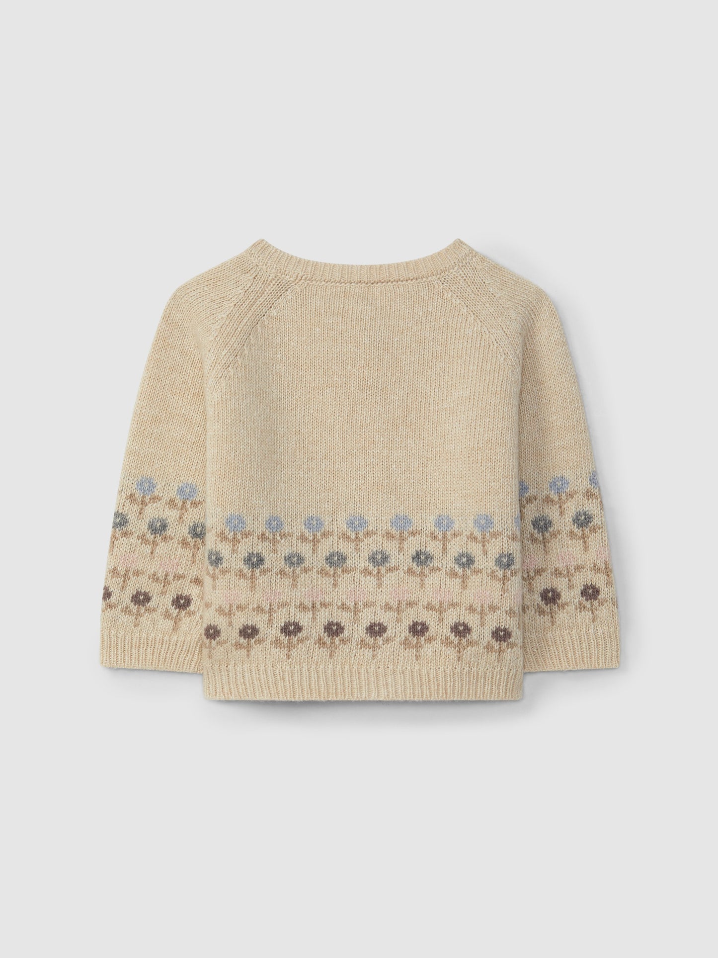 Cardigan jaquard fiorellini - Maglieria - SNUG
