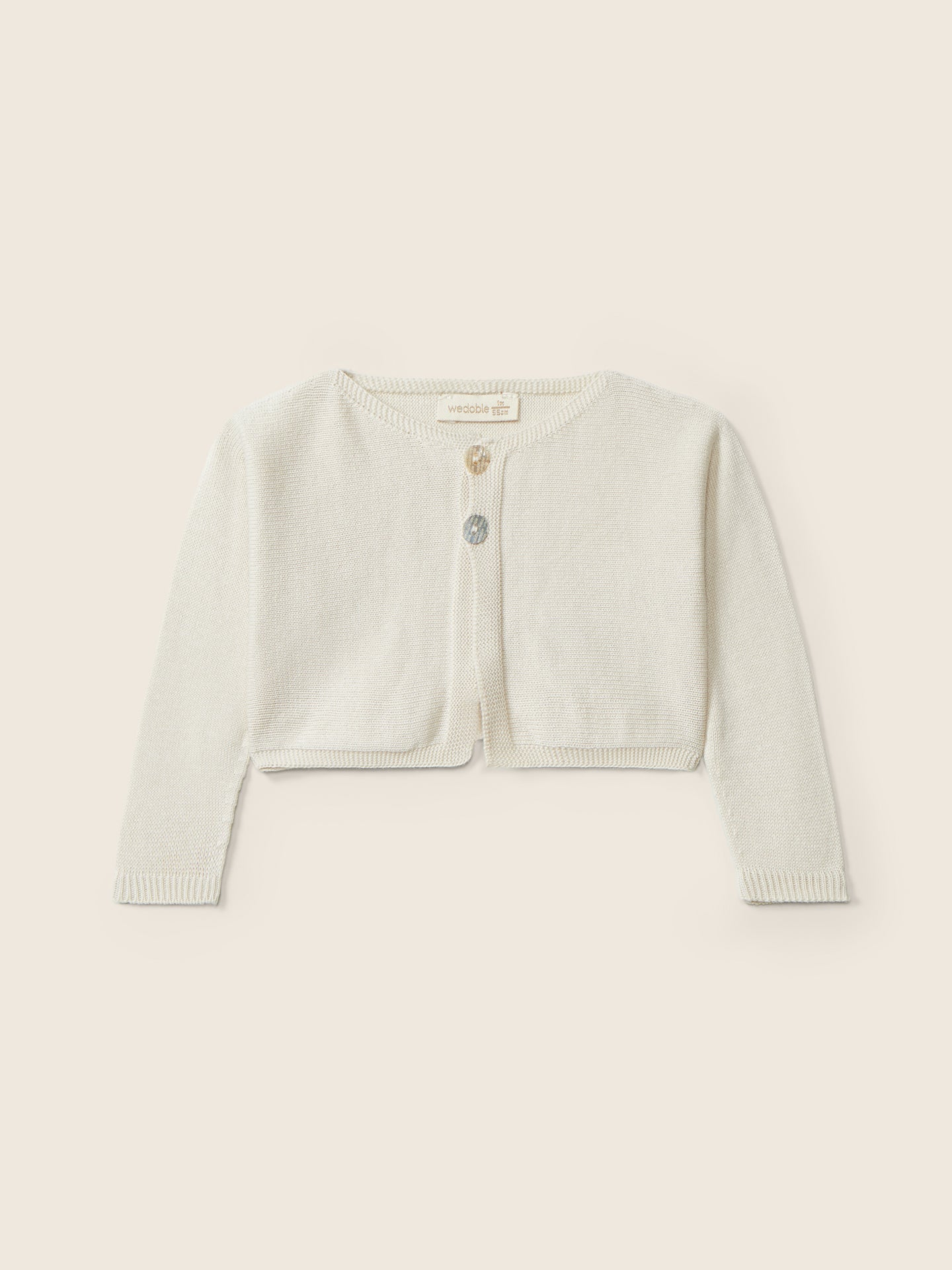 Scaldacuore in filo bianco - CARDIGAN - WEDOBLE