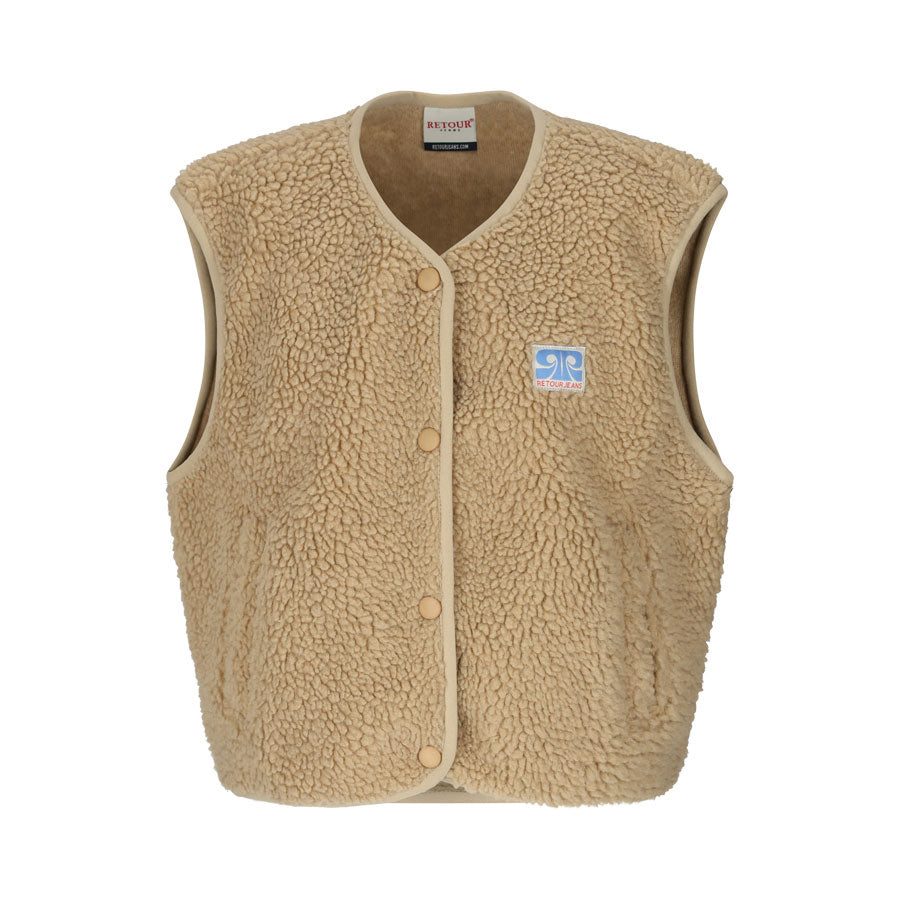 Gilet Teddy Nancy - GILET - RETOUR