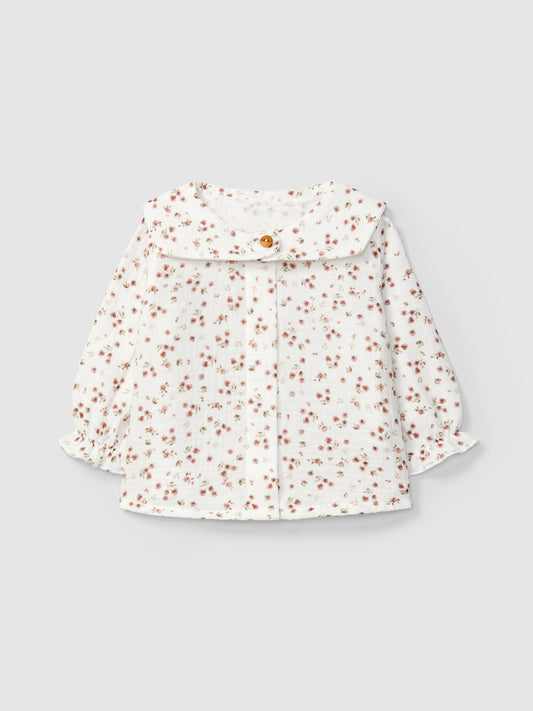 Camicetta in mussola a fiori - Camicie - SNUG