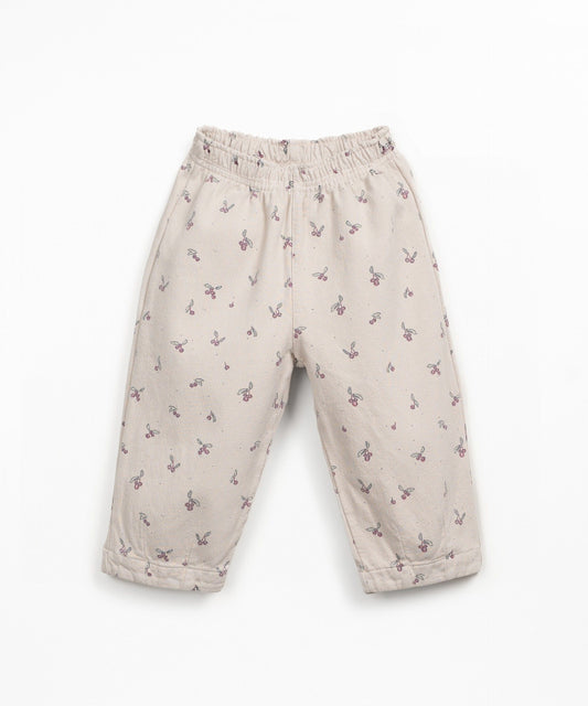 Pantaloni in twill con stampa - Pantaloni - PLAYUP