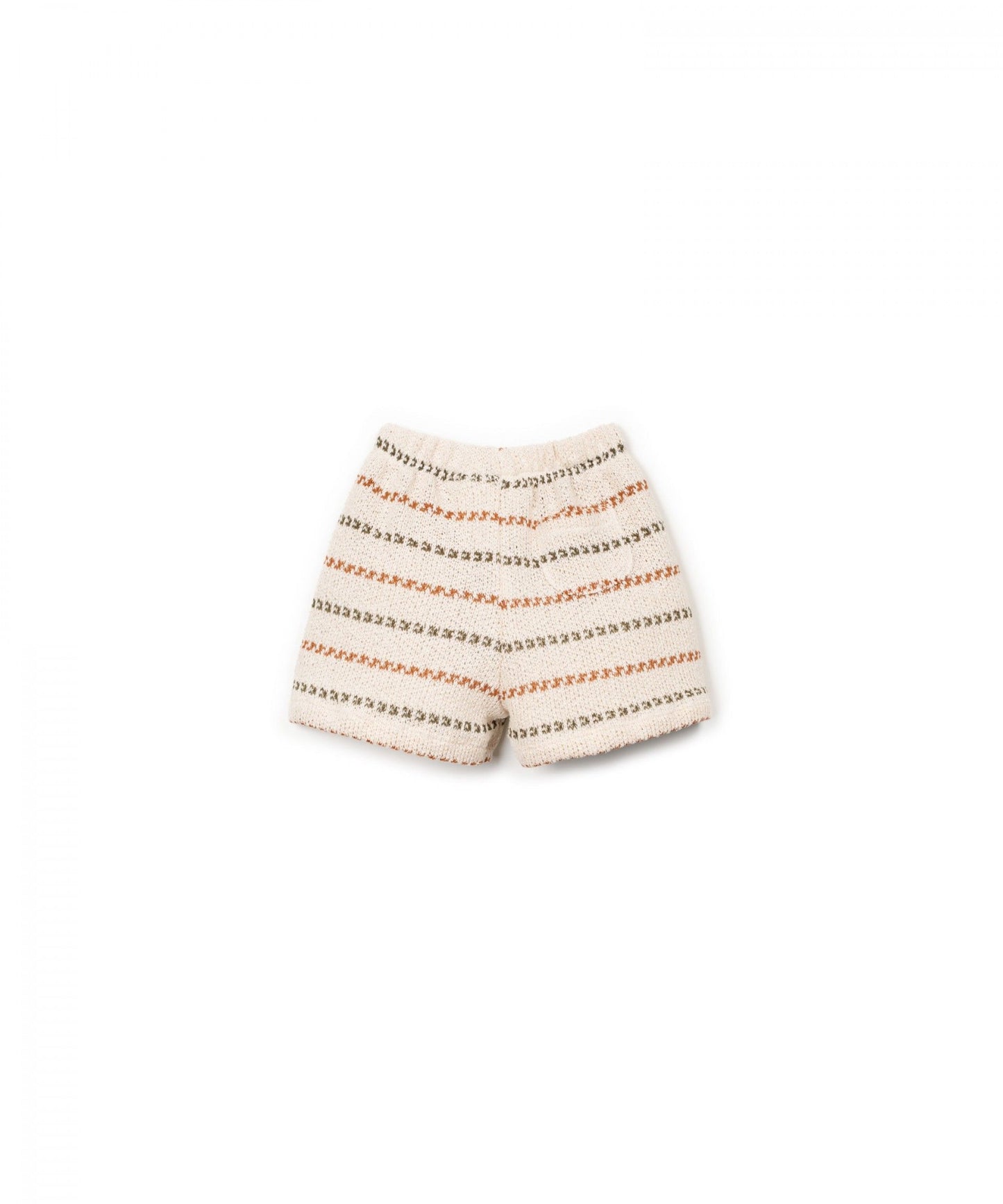 Pantaloncini in maglia con stampa a righe - shorts - PLAYUP