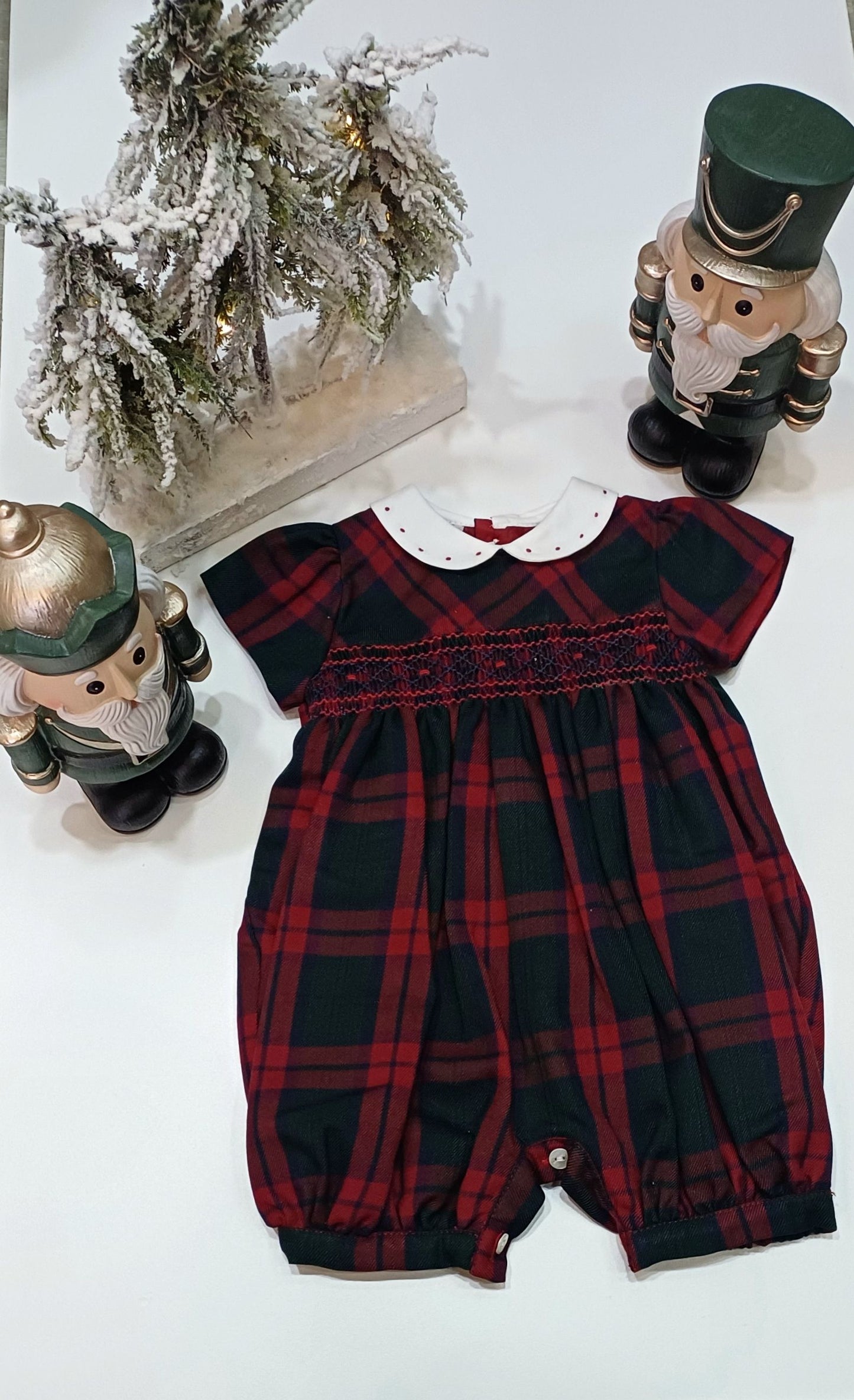Pagliaccetto tartan rosso - PAGLIACCETTO - LES ENFANT DE GISELLE