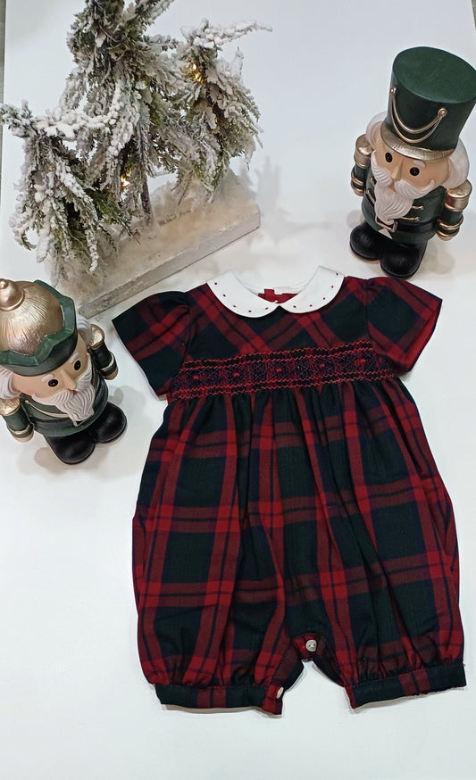 Pagliaccetto tartan rosso - PAGLIACCETTO - LES ENFANT DE GISELLE