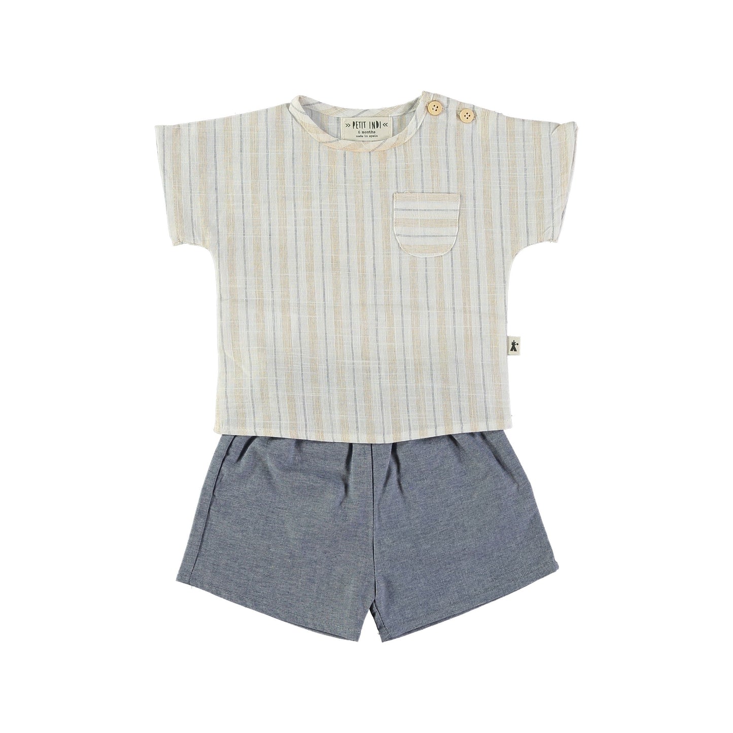 Completo camicia + shorts - Completi - PETIT INDI