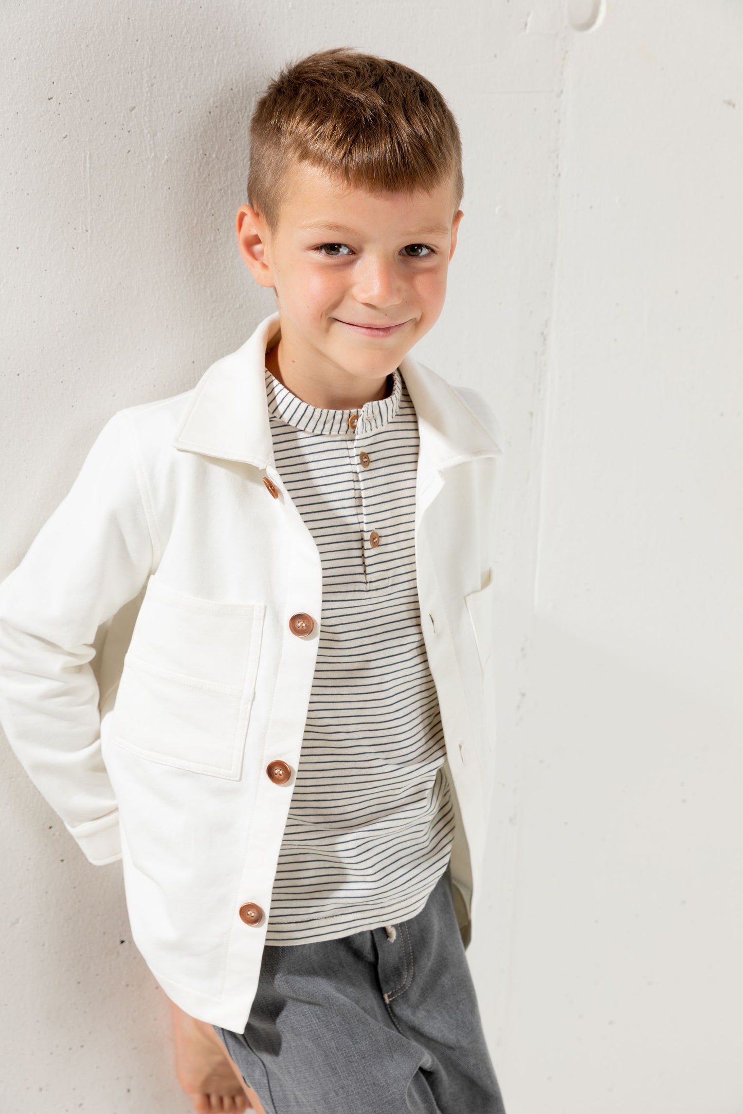 Giacca camicia in felpa - Giacche - zhoe & tobiah