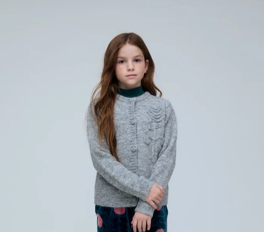 Cardigan con bottoni rivestiti - Maglieria - Compania Fantastica