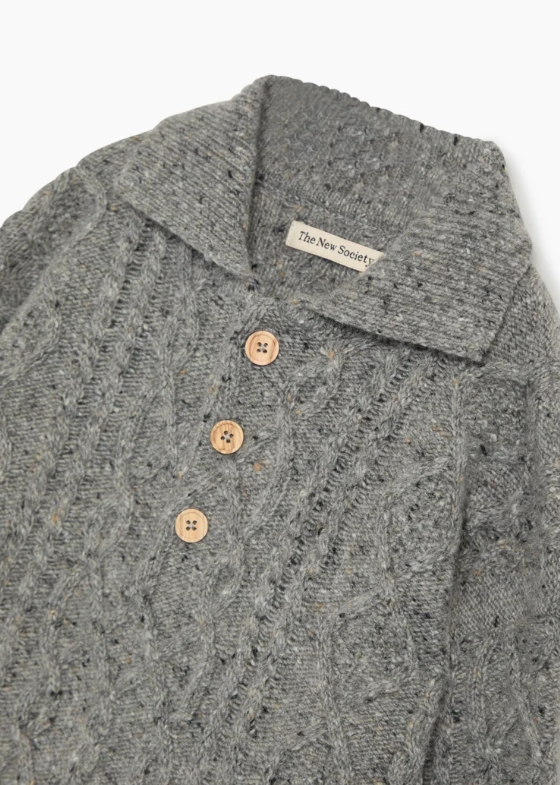 Polo Solin grigio medio mélange - Maglieria - We are the new society