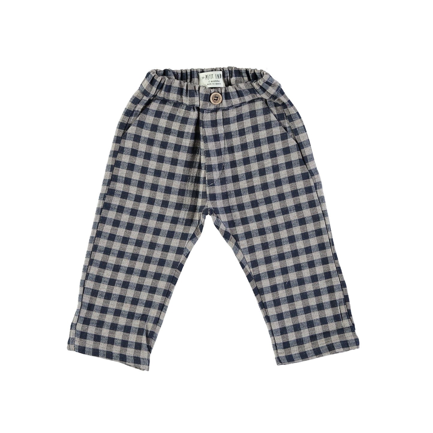 Pantalone lungo a quadroni - Pantaloni - PETIT INDI