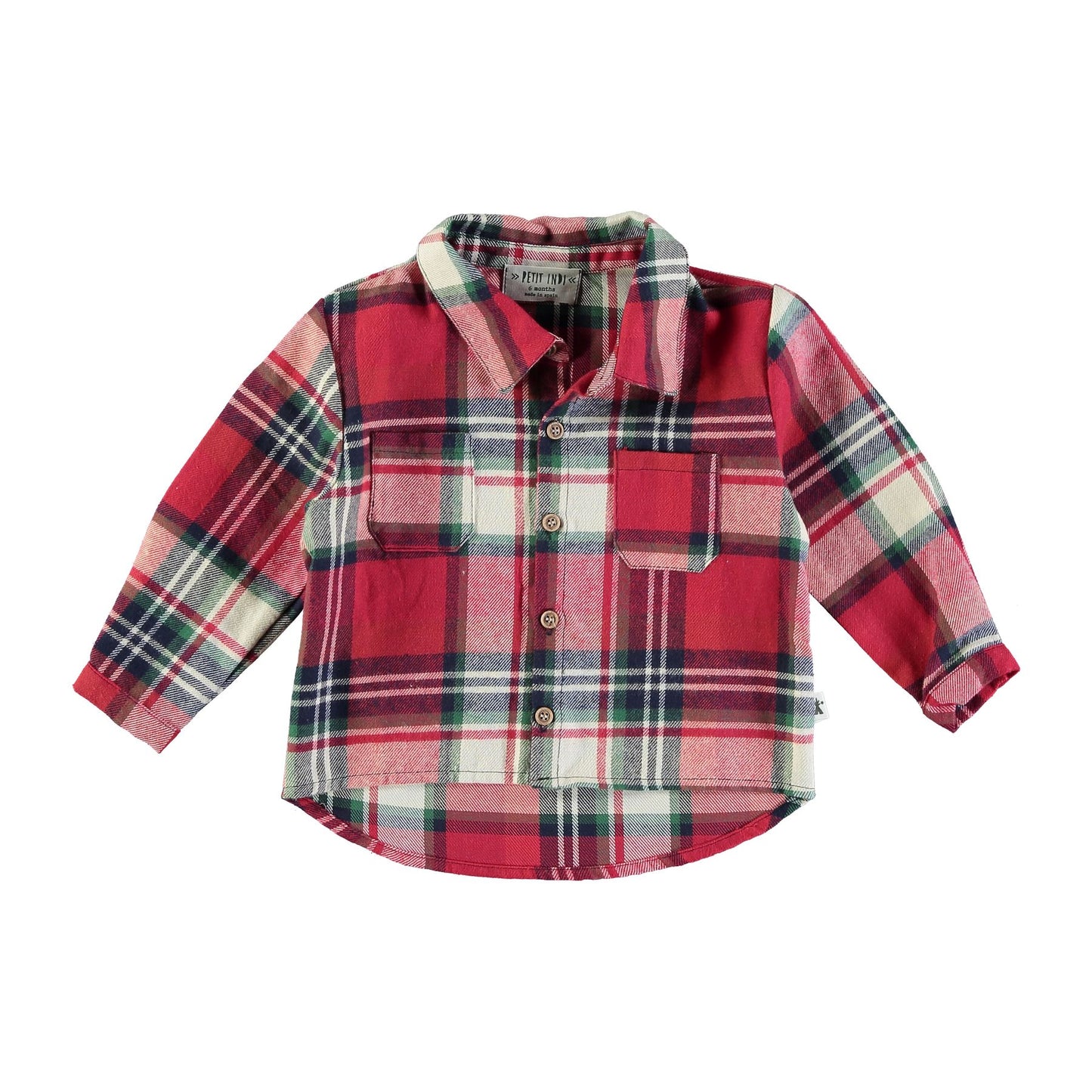 Giacca camicia quadri rossa - Camicie - PETIT INDI