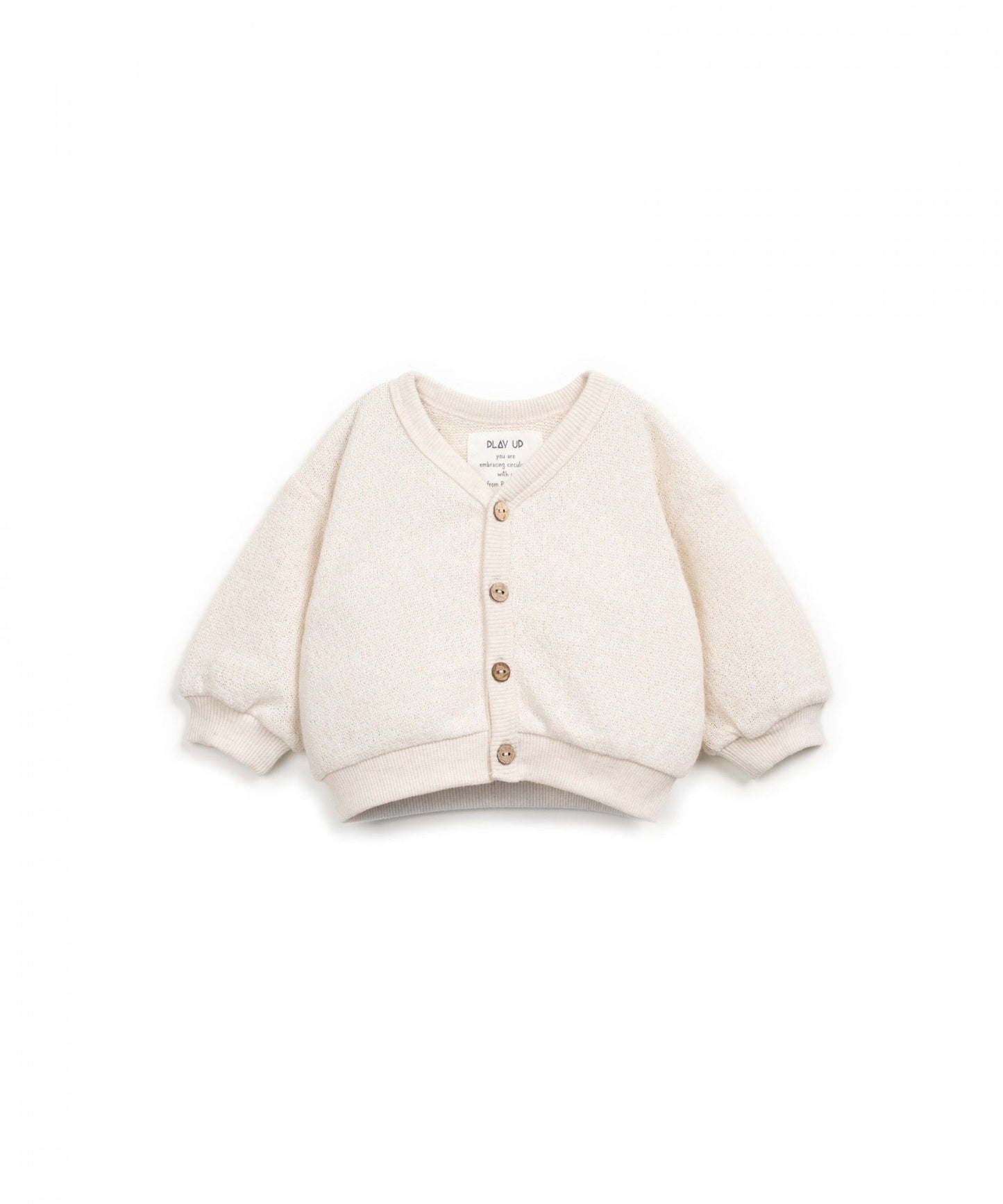 Cardigan con bottoni in cocco - CARDIGAN - PLAYUP