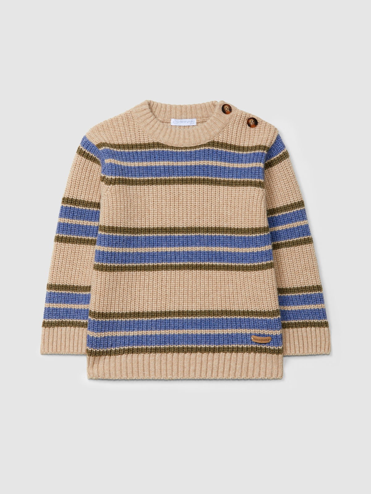 Maglione a righe avion - Maglieria - Laranjinha