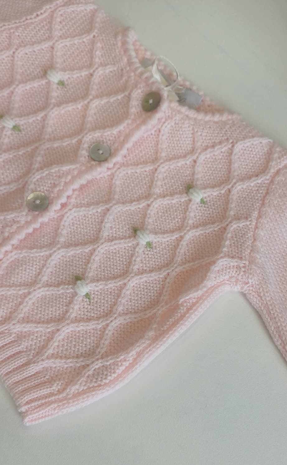 Cardigan ricamo fiorellini - Maglieria - GUGHELINO