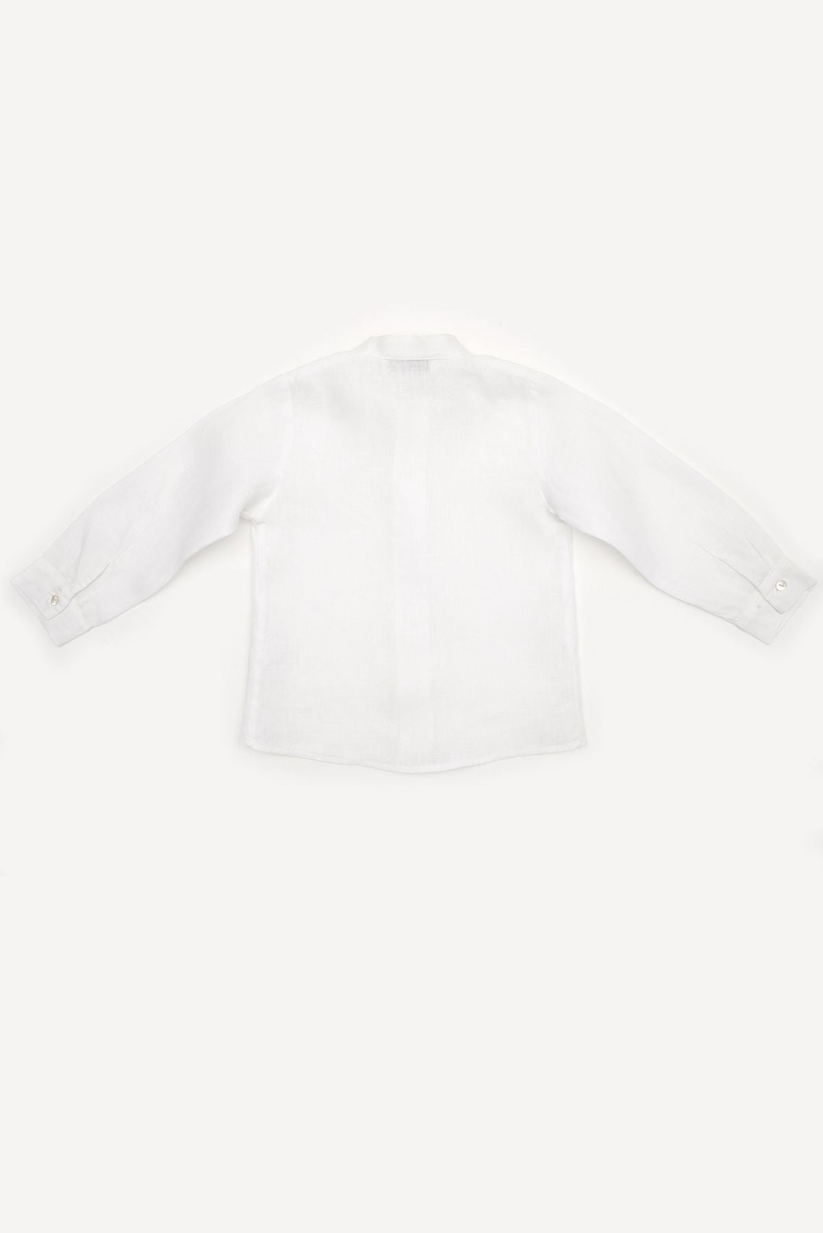 Camicia lino bianco - Camicie - Crochette