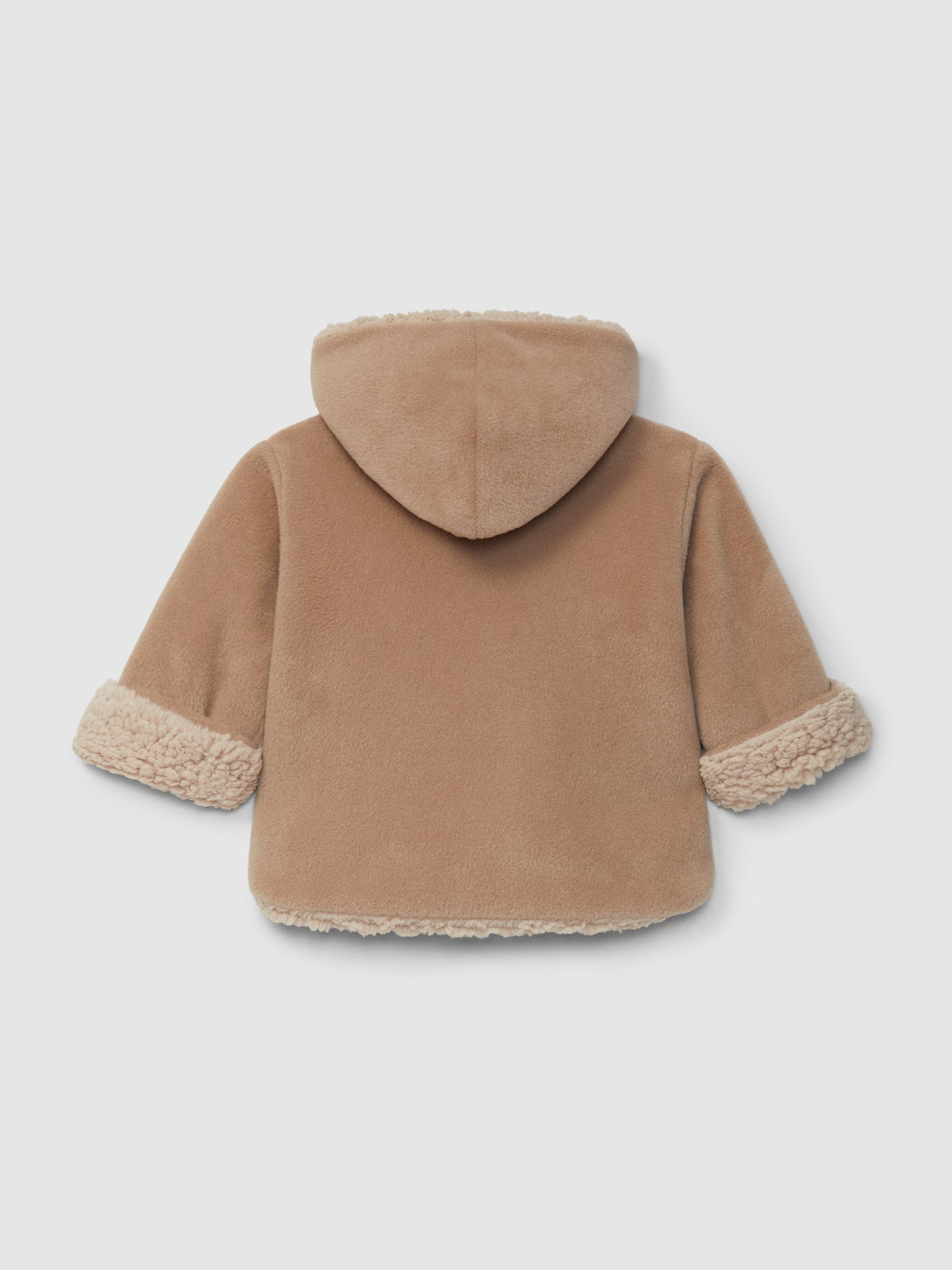 Giacca con cappuccio in pile e pelliccia interna - Cappotti - SNUG